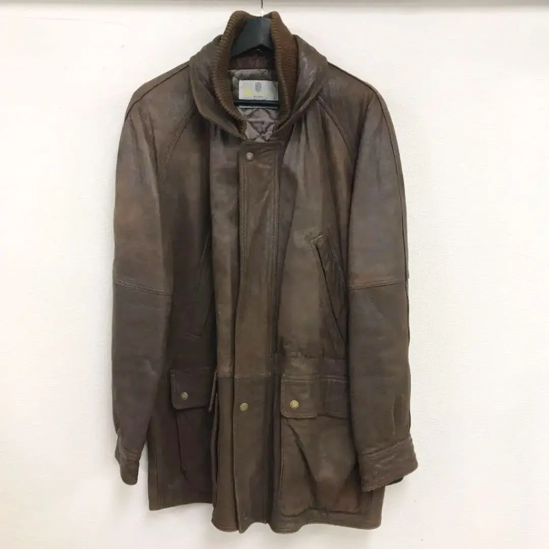 美品＊Aquascutumレザージャケット羊革Lイタリア製 英国購入 2025年最新】Aquascutum メンズ レザージャケット・ライダースの