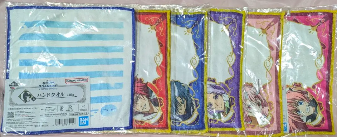 關於我轉生變成史萊姆這檔事一番賞G賞毛巾 利姆路 紅丸 蒼影 紫苑 朱菜 米莉姆 的縮圖