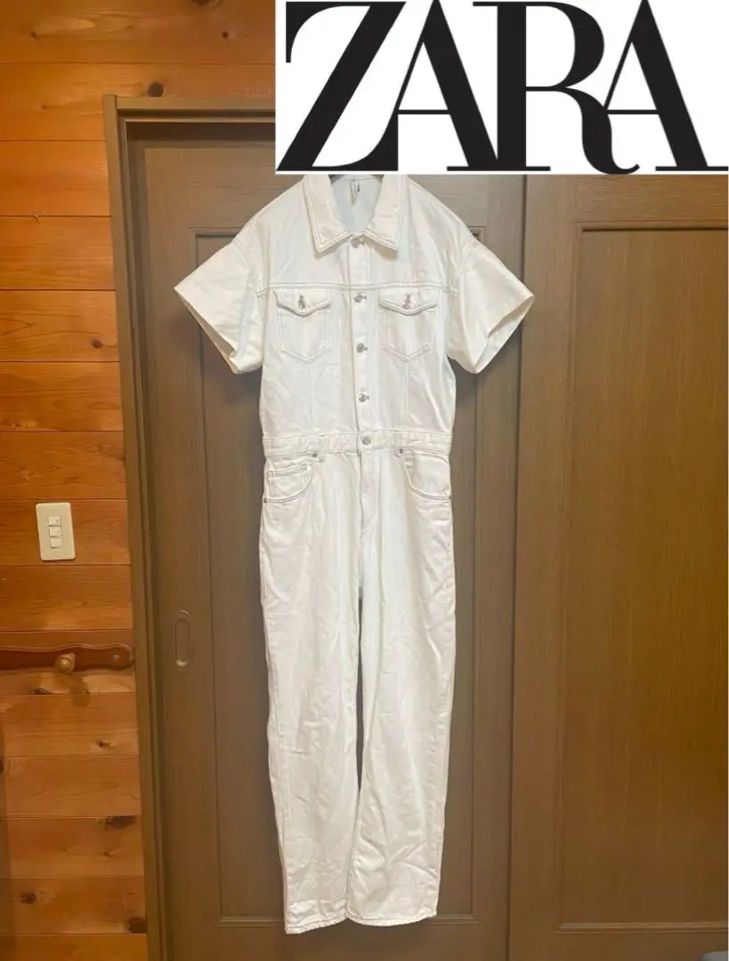 ZARA フリース オーバーオール S-M ザラ サロペット つなぎ ZARA - ZARA デニム サロペット オーバーオールの通販 by