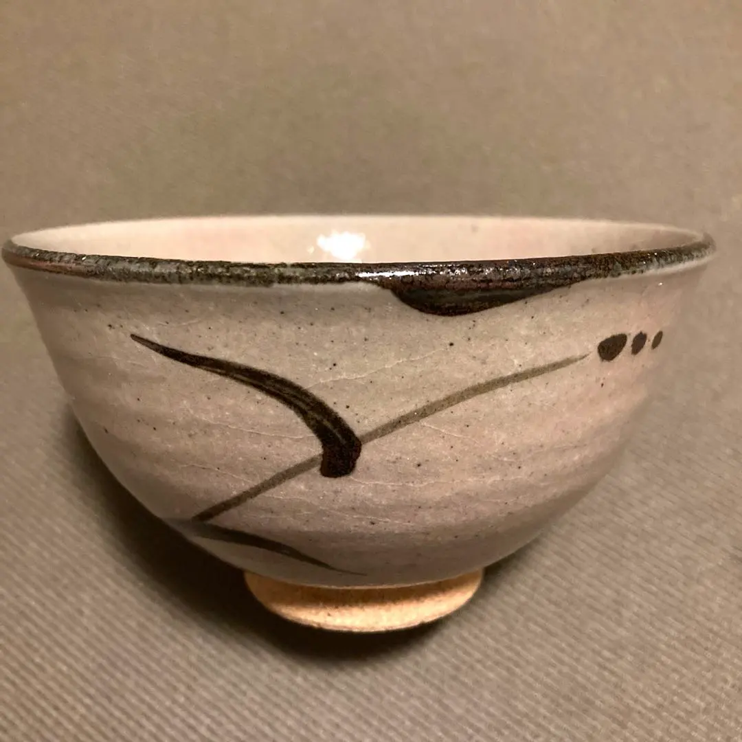 Thumbnail of Matcha tea bowl, tea utensils, Karatsu ware