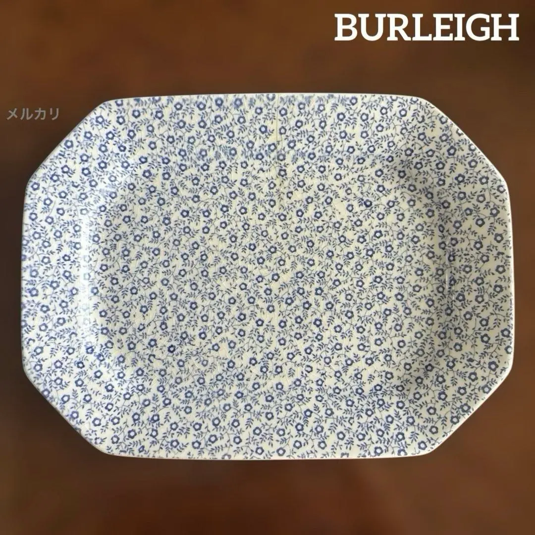 バーレイ　ダブグレイフェリシティ　プレート２枚 Burleigh バーレイ プレート レッドフェリシティ 2枚セット