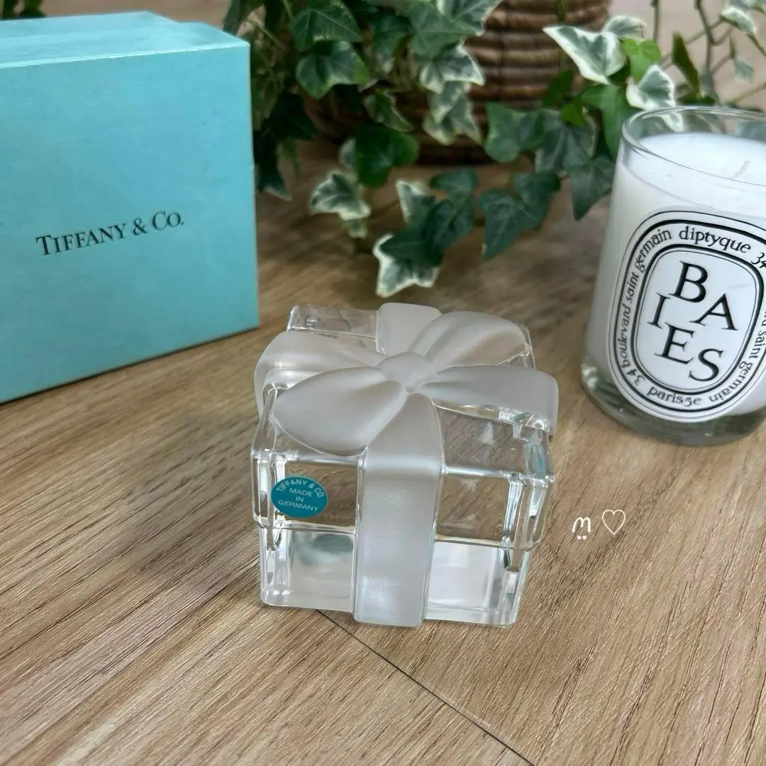 Tiffany & Co. クリスタルボウボックス、ギフトボックス型小物入れ 楽天市場】【中古】Tiffany&Co. ティファニー ボウ ボックス