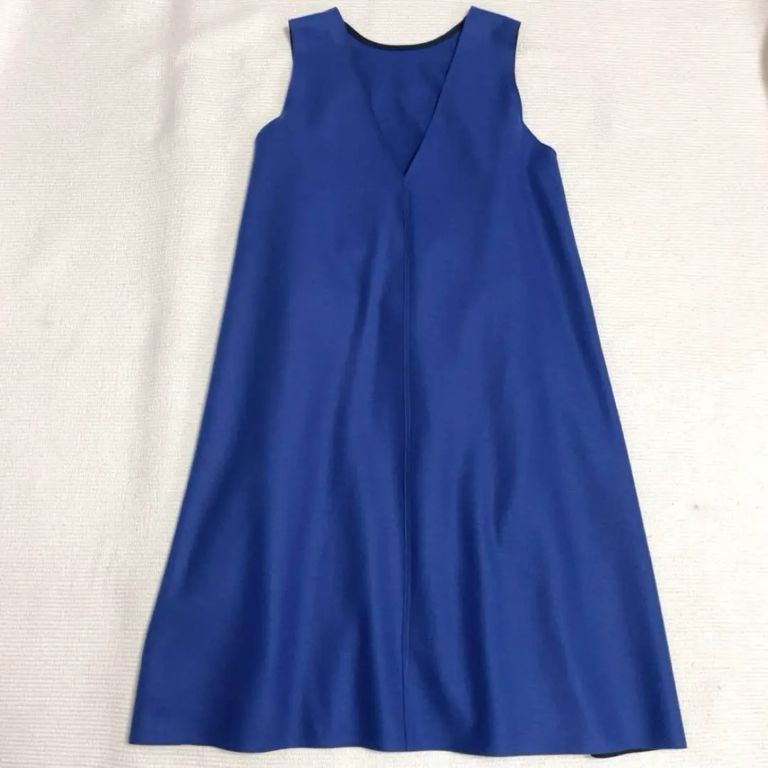 Thumbnail of Excellent condition Tomorrowland Wool Jersey V-neck Dress Jumper Skirt