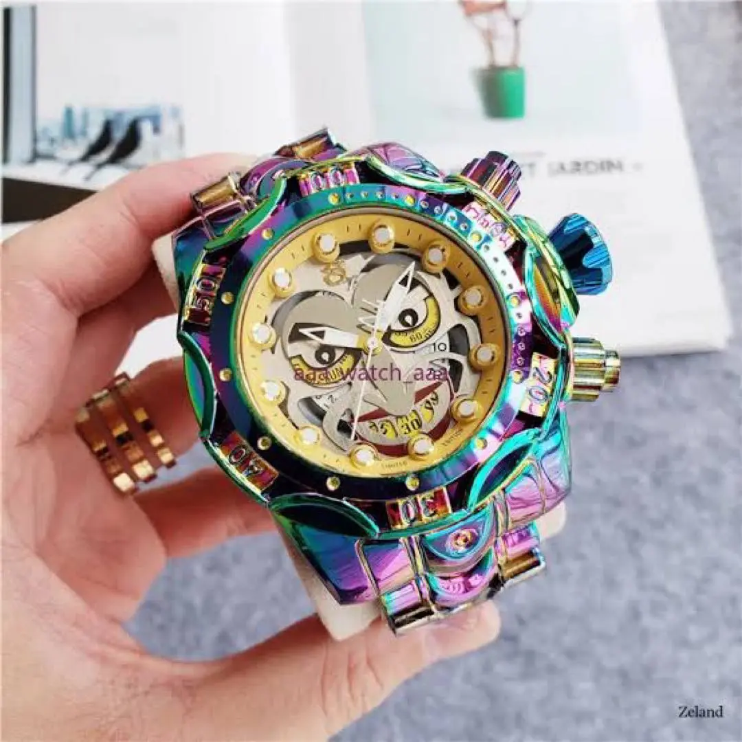 INVICTA DCジョーカーモデル　顔デザイン 腕時計 楽天市場】［定価 約33万円］［INVICTA DCコミックス コラボ