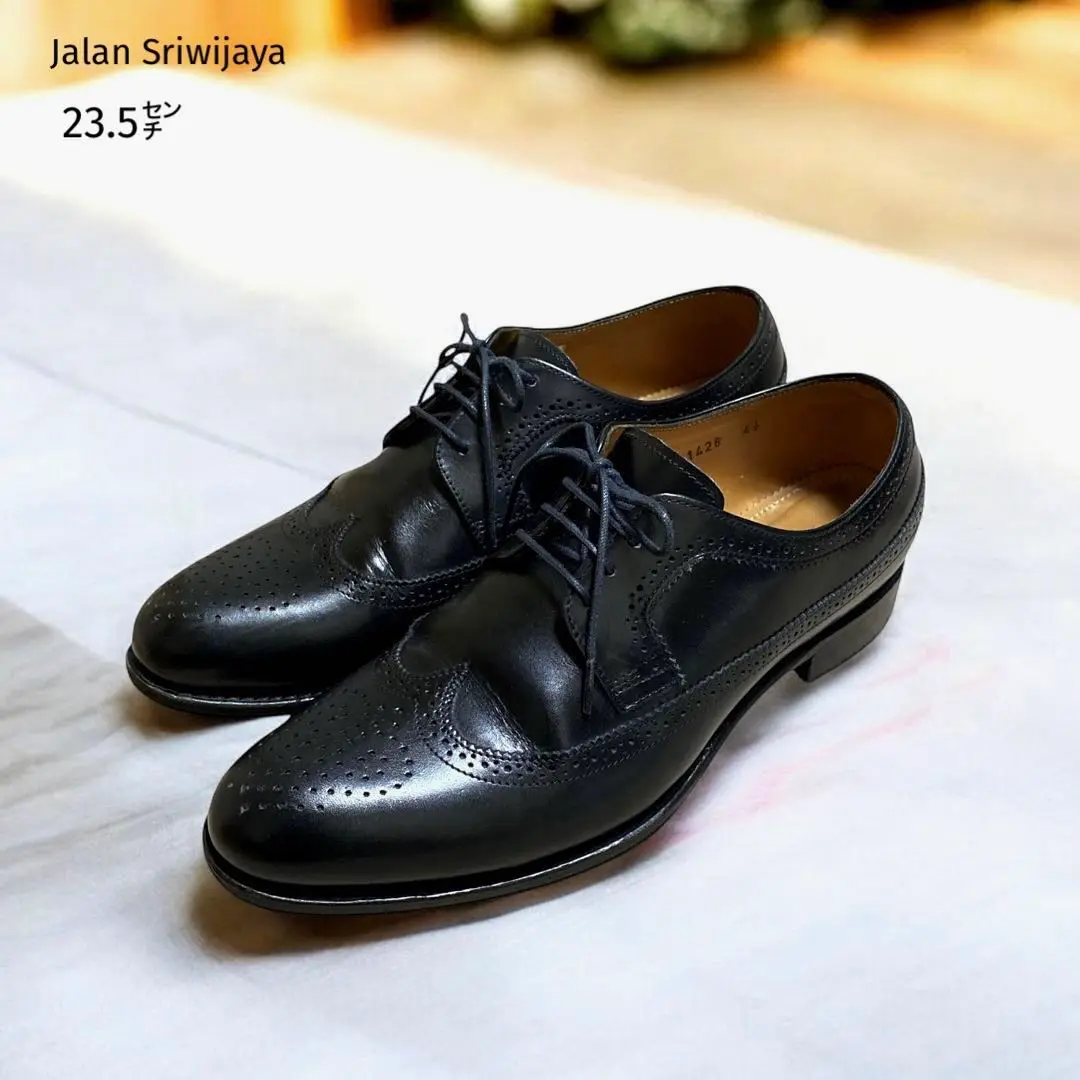 美品✨ジャランスリワヤ ローファー 98689 ブラック UK5(24.0) ローファー | 98689 Citie / BLACK (LEATHER SOLE) - Jalan