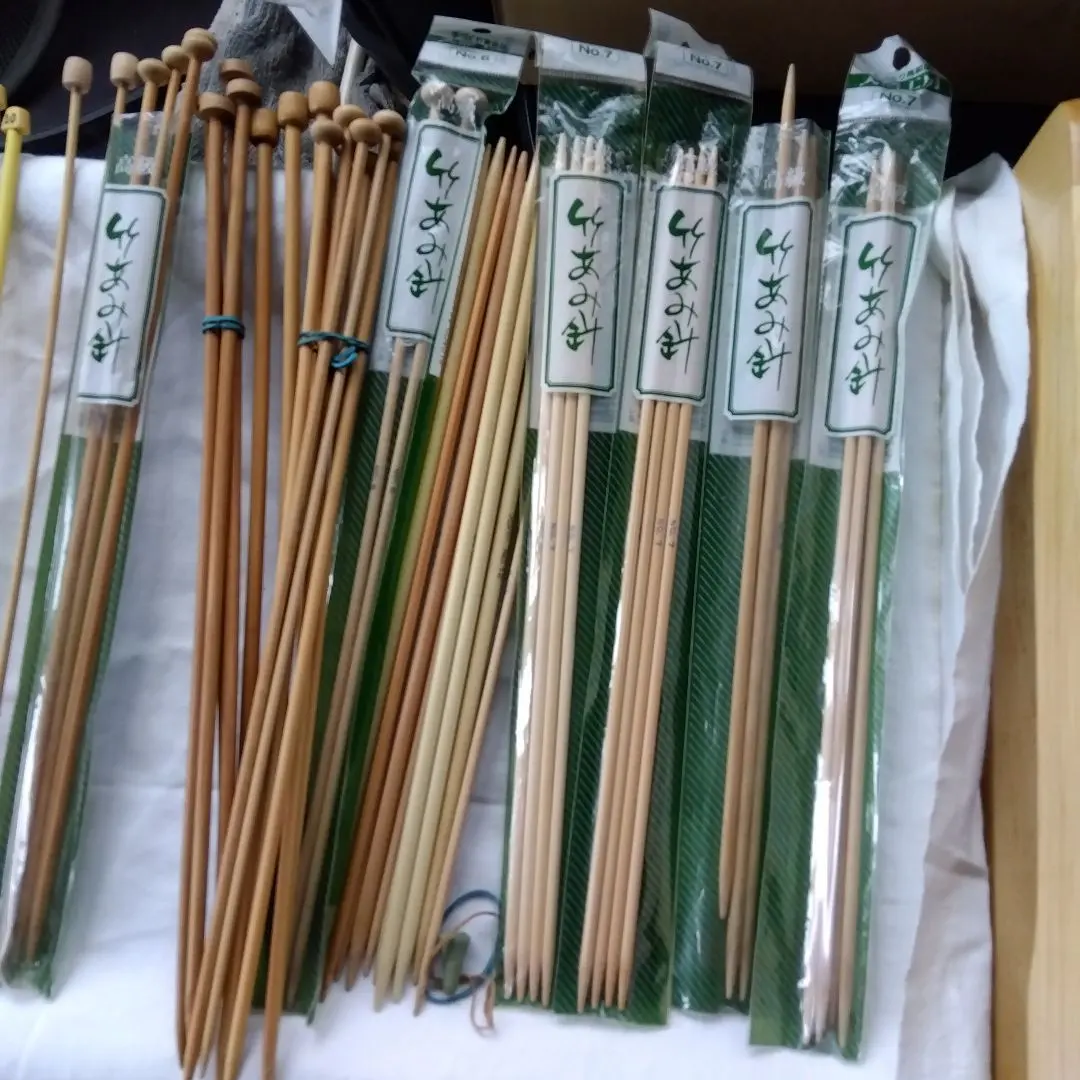 Thumbnail of Handmade high-quality natural workshop bamboo knitting needles, etc. - bulk sale