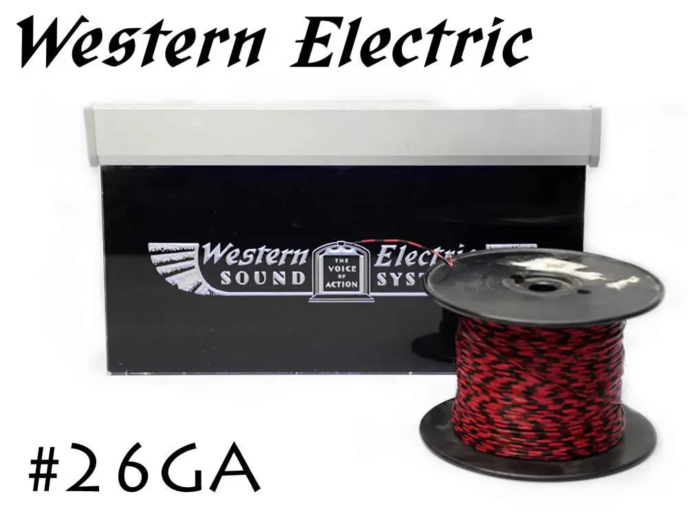 ケーブル・シールド Western Electric WE22GA WE（ウェスタン・エレクトリック）22GA単線（グレー）／一本もの