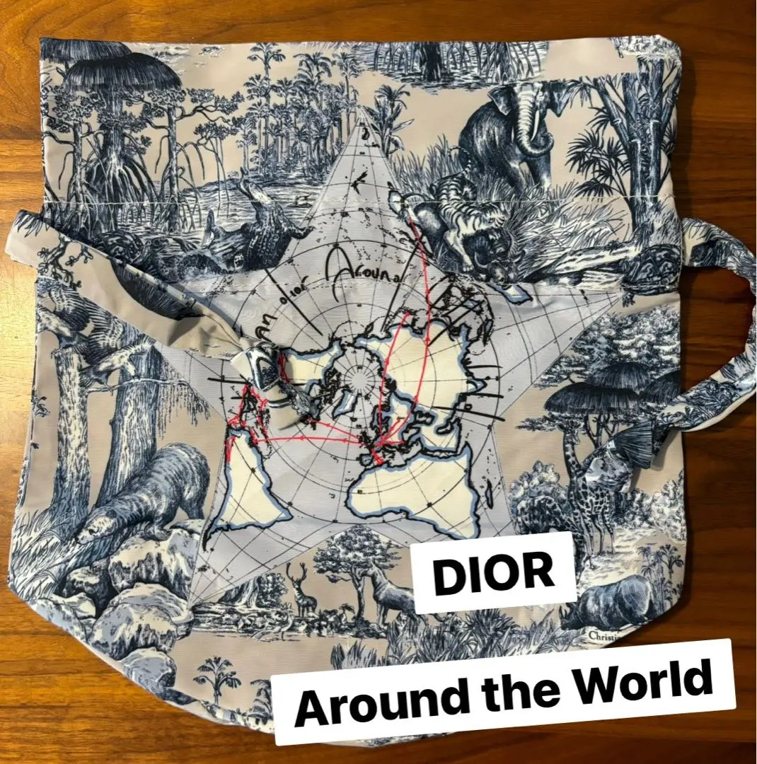Dior トワルドゥジュイモチーフ巾着 Christian Dior 【広尾店】クリスチャンディオール トワル・ドゥ