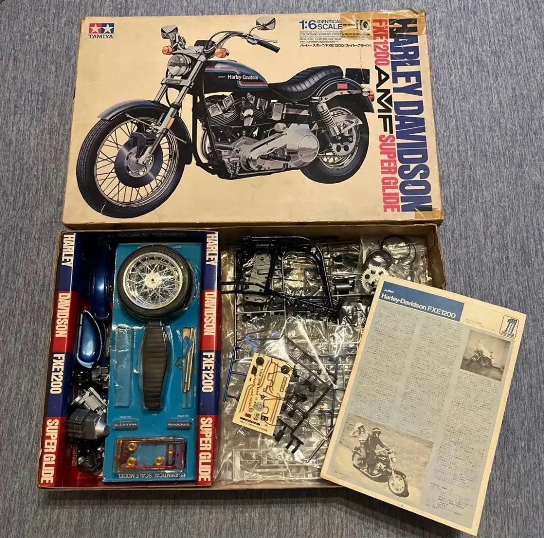 【廃盤】タミヤ 1/6 ハーレーダビッドソン FXE1200 スーパーグライド 1/6 オートバイシリーズ ハーレーダビッドソン FXE 1200