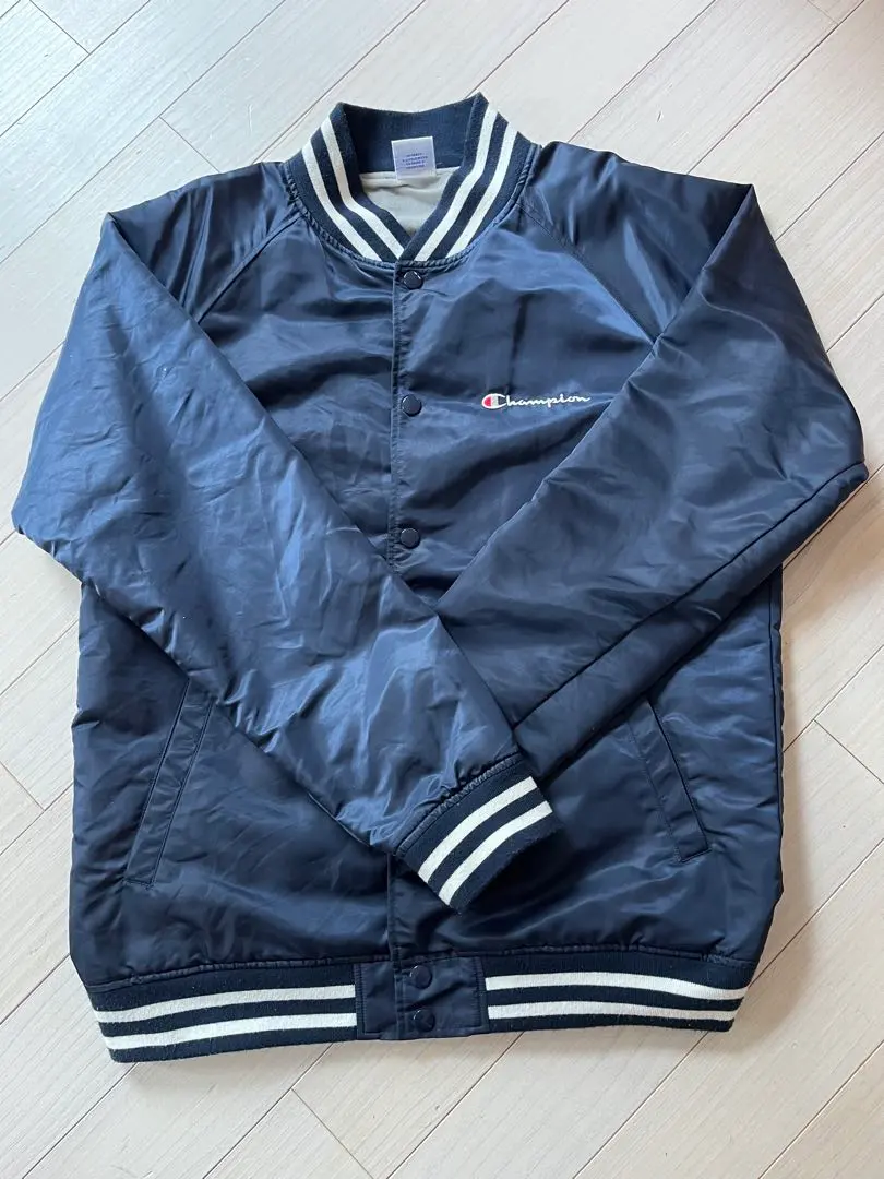 Thumbnail of Champion Nylon Jacket, Size L, Navy