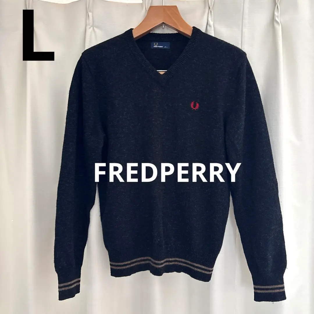 Thumbnail of FRED PERRY Fred Perry Knit Sweater L