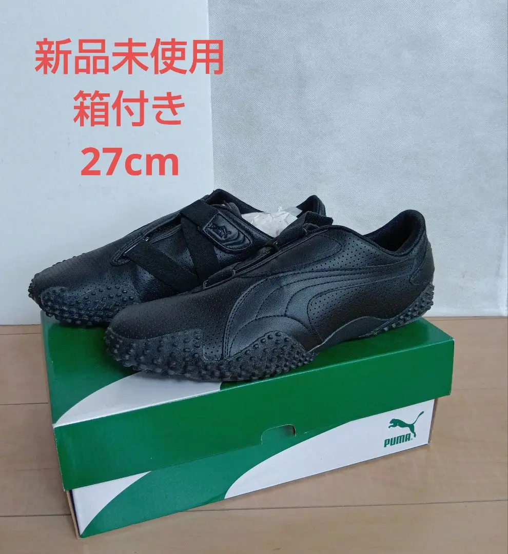 PUMA MOSTRO LEATHER PUMA BLACK 国内発送 NEW MENS PUMA BMW M Future Cat SHOES 308458 01 Mostro SF