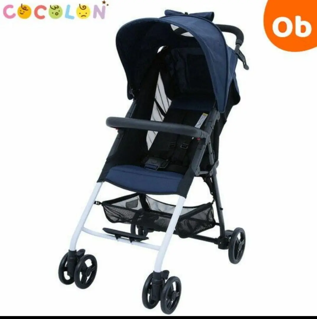 【早い者勝ち❣美品☆】ベビーカー ココロン セカンドメッシュ⭐︎ 送料無料 ココロンセカンドメッシュ ネイビー アカチャンホンポ