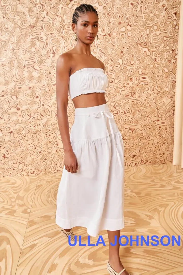 ✨人気新作 新品 UllaJohnson ロングスカート 2025年最新】ulla johnson レディース ロングスカートの人気