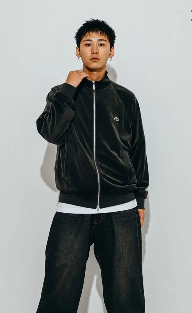 出品12月9日まで　LACOSTE BEAMS トラックジャケット　XL LACOSTE（ラコステ）の「LACOSTE for BEAMS / 別注 トラック