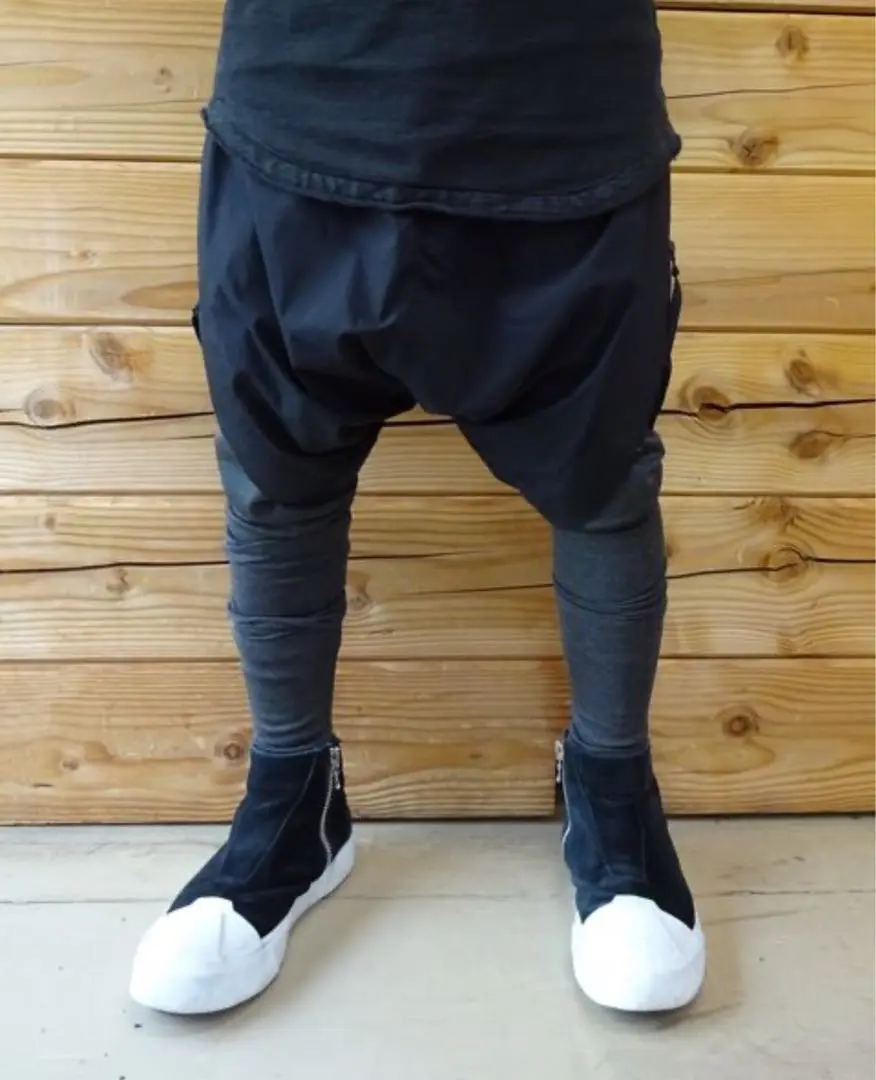 NILoS ニルズ　ツイステッドクロッチショートパンツ　サルエルパンツ　ニット NILoS - ツイステッドクロッチパンツ - TWISTED CROTCH PANTS