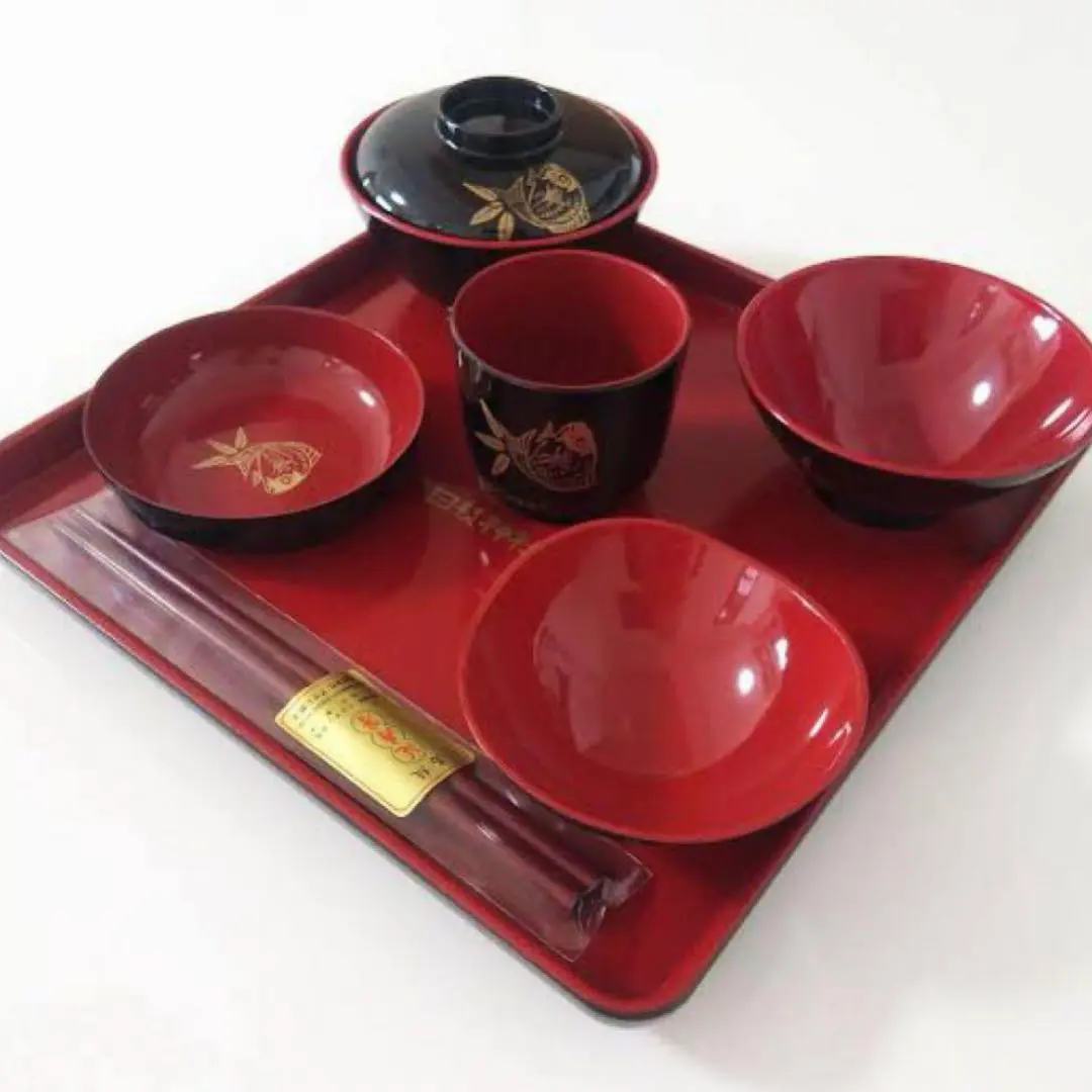 【新品未使用】日枝神社 お食い初め餐具 的縮圖