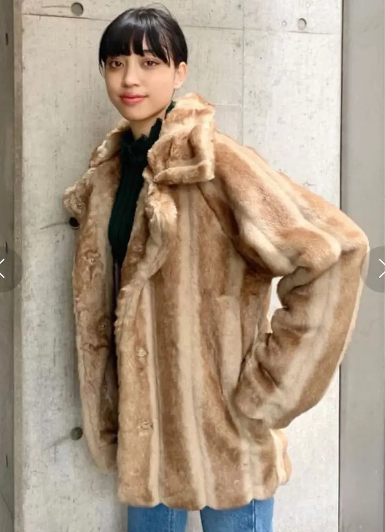 ⭐︎専用出品ニコさま⭐︎★新品★EMODA ミディフェイクファーコート セール】ミディフェイクファーコート（その他アウター）｜EMODA