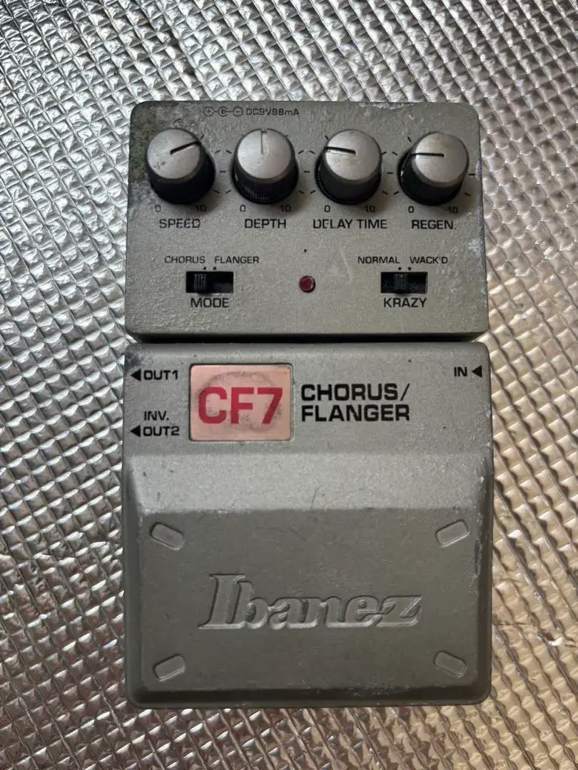 Ibanez CF7 コーラス・フランジャー Ibanez CF7 Chorus/Flanger - YouTube
