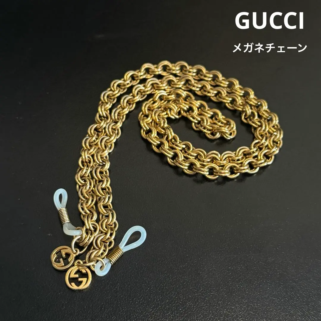 GUCCI ミケーレ期　メガネチェーン 2025年最新】GUCCI メガネチェーンの人気アイテム - メルカリ