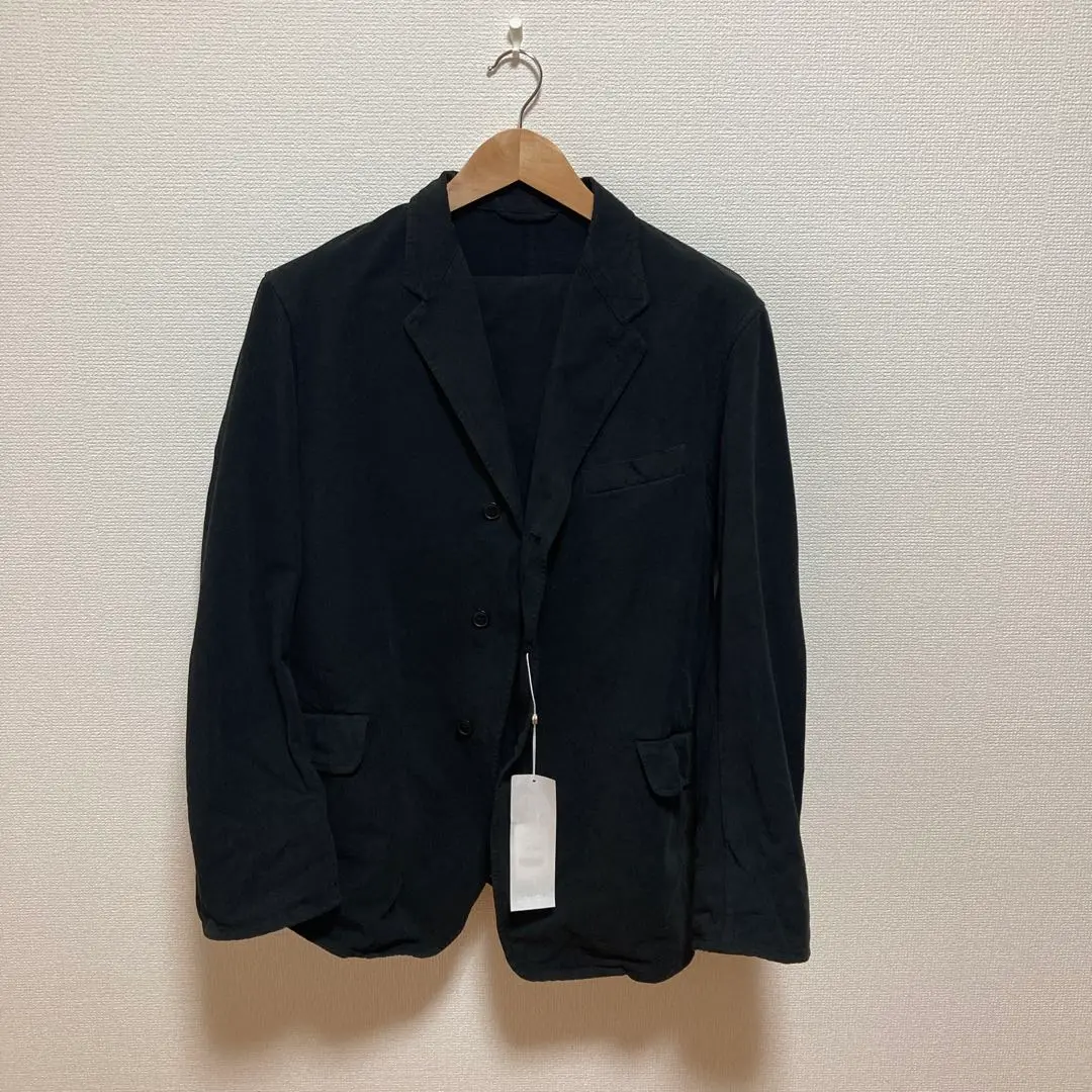 comoli 製品染ジャケット＆ドローストリングパンツ セットアップ