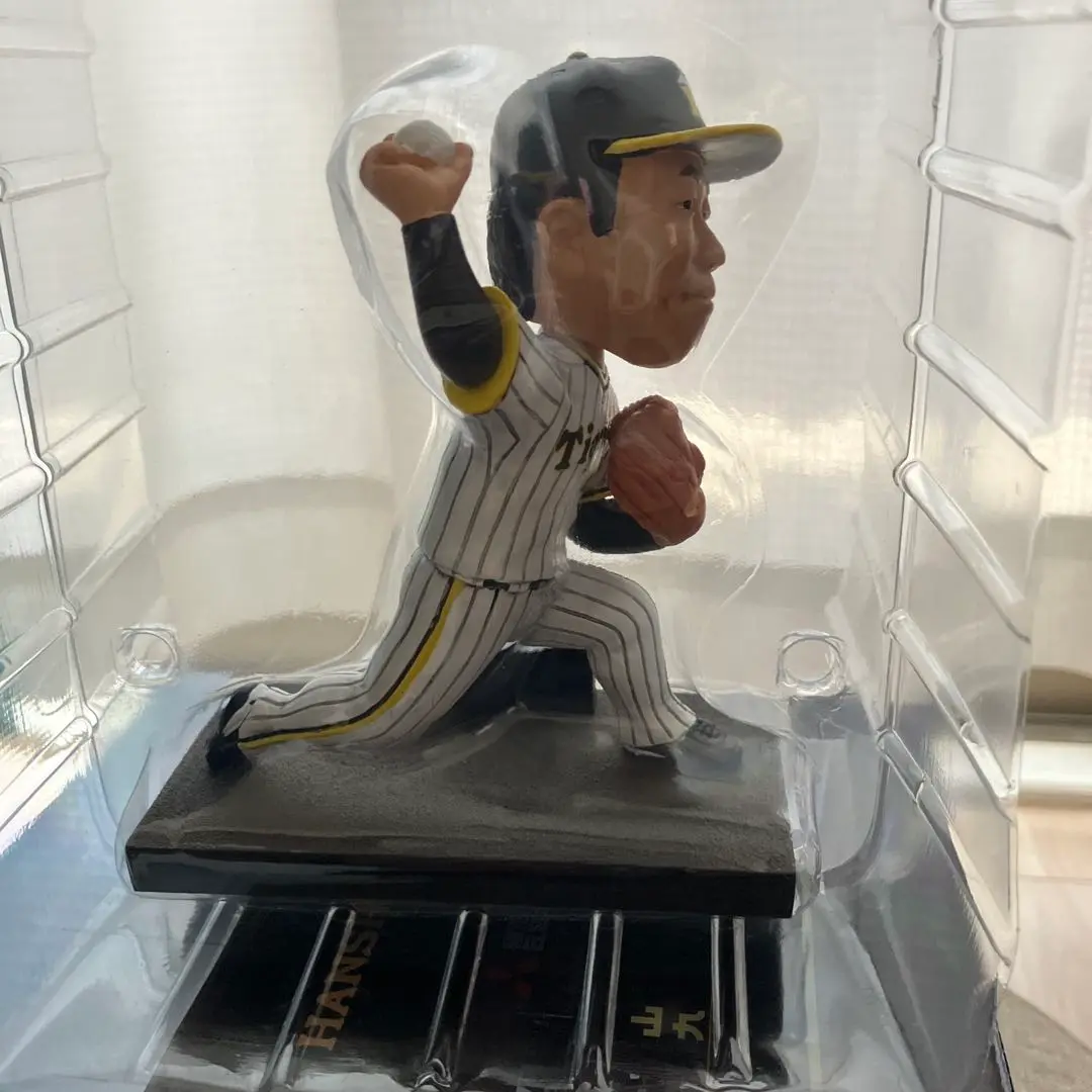 阪神タイガース ボブルヘッドフィギュア 2体セット　中野　村上 阪神タイガース2024ボブルヘッド 中野選手 村上選手 木浪選手