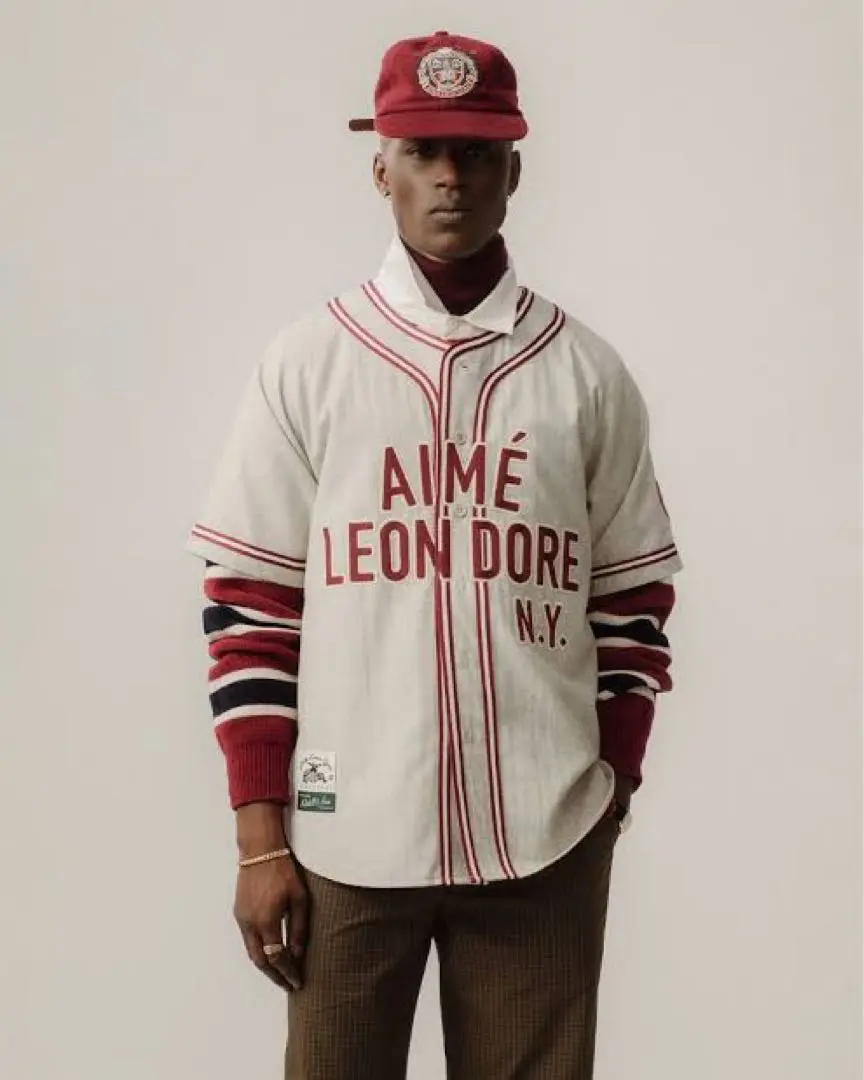 超希少 Aimé Leon Dore ベースボールシャツ ゲームシャツ M AIME LEON DORE ベースボールシャツ XLサイズ - メルカリ