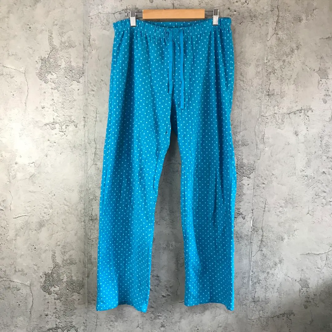 Thumbnail of Y5925 Vintage Patterned Pants Pajama Pants Blue 90s Y2K
