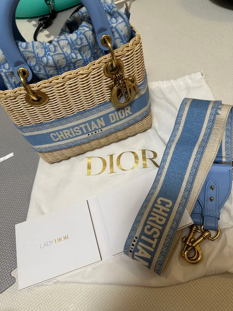 【最終値下げ】Lady Dior バッグ ミディアム カゴバッグ 最終値下げ！超美品♡大人気 Lady Dior バッグ ミディアム