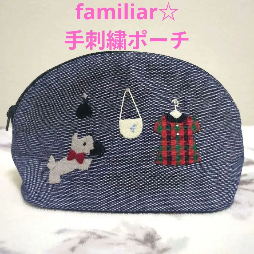 familiar - ファミリアフェイラーコラボデニムバッグの通販 by