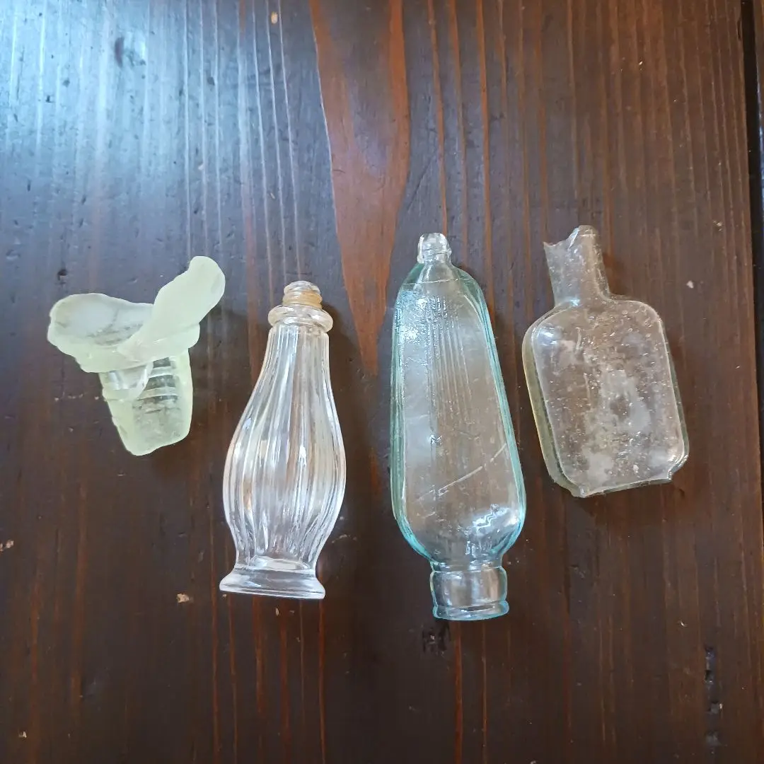 瓶　骨董品　昭和　レトロ瓶　ガラス瓶　薬瓶 Yahoo!オークション - ガラス瓶 薬瓶 3個セット 昭和レトロ アン