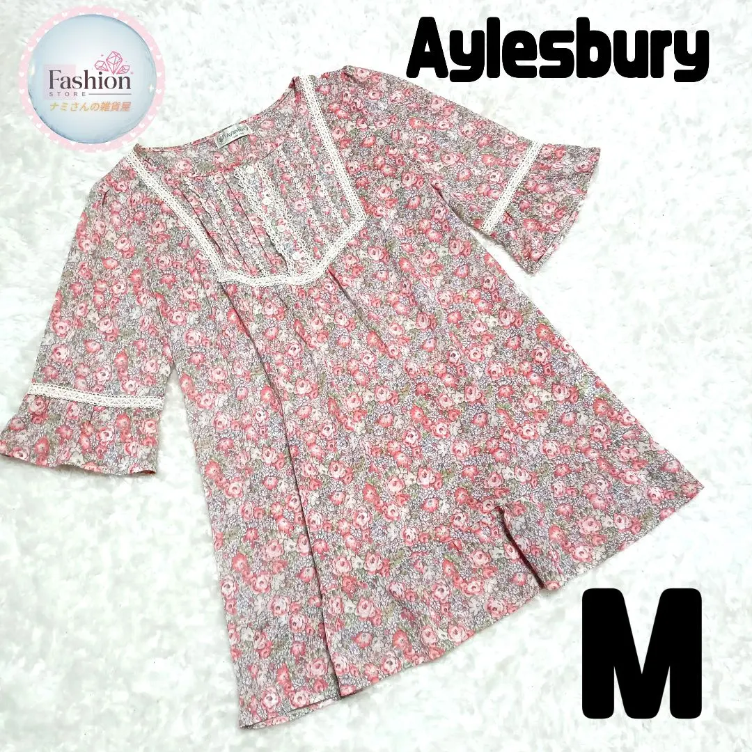 Thumbnail of Aylesbury Tokyo Style Lace Pintuck Floral Tunic Girly M