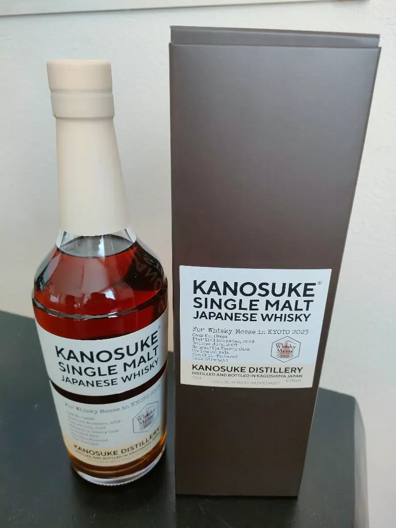 安積　シングルカスク　ウィスキーメッセ2023限定 YAMAZAKURA SINGLE MALT JAPANESE WHISKY 安積 2023 EDITION