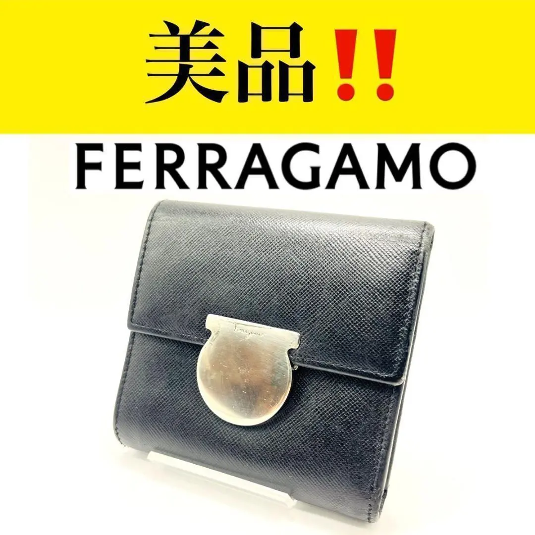 Thumbnail of Great Deal!! Authentic 【Ferragamo】 Excellent Condition! Bi-fold Wallet