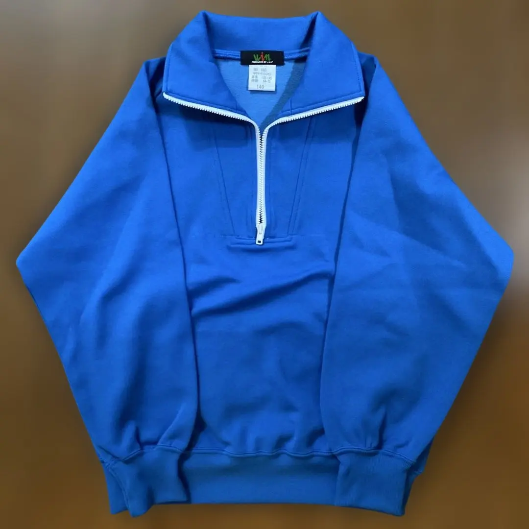 Thumbnail of Blue half-zip jersey 140 gymnastics