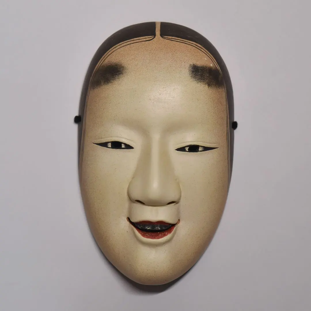 能面 蟬羽 面具袋附 美品 (J2) 的縮圖