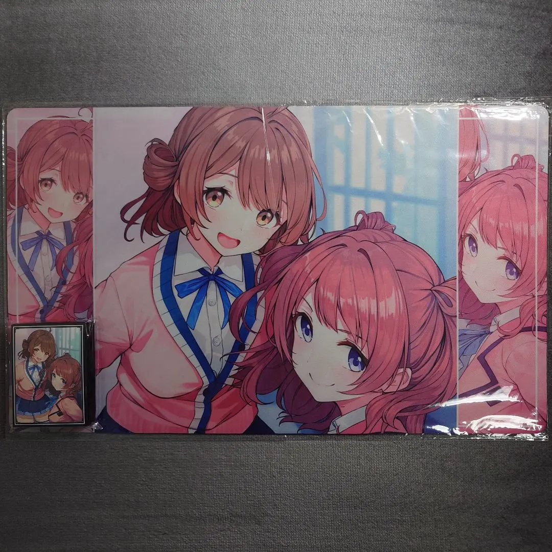 Thumbnail of α1 Gakuen Idolmaster Sisters & Uniform: Yumemi Hanami & Saki Hanami Sleeves & Playmat