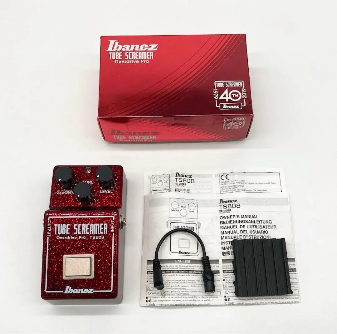 【美品】Ibanez TUBE SCREAMER CULT TS808 40周年 Ibanez】Tubescreamer TS808 40th記念限定モデルついに予約開始