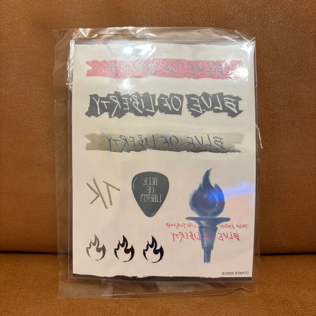 京本大我 BLUE OF LIBERTY 紋身貼紙 的縮圖