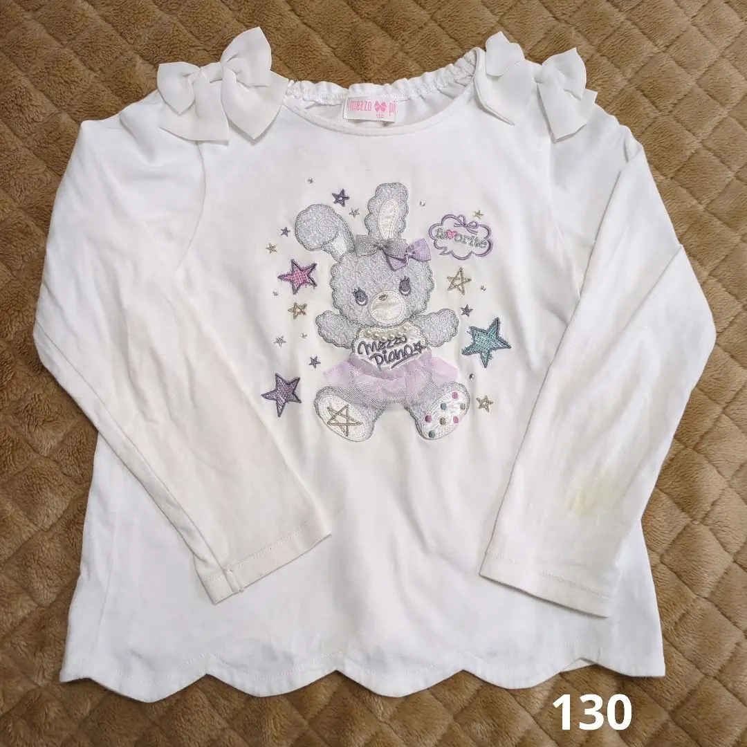 Thumbnail of Mezzo Piano Long Sleeve T-shirt, Long-sleeved Cut and Sew, Size 130