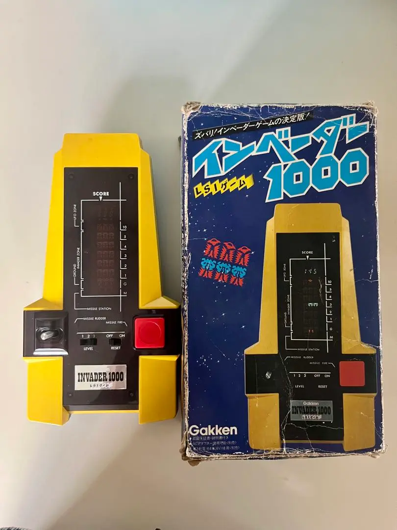 Gakken Lsi Game Invader 1000 Vintage Safe delivery from