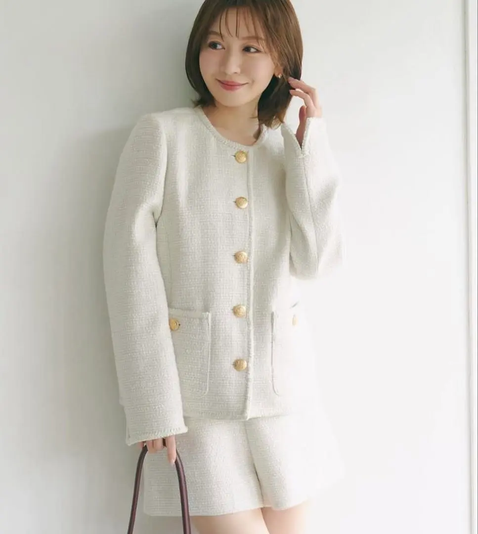 Thumbnail of Mystrada ≪Chiba Yuka Collaboration≫ Tweed Jacket Mystrada
