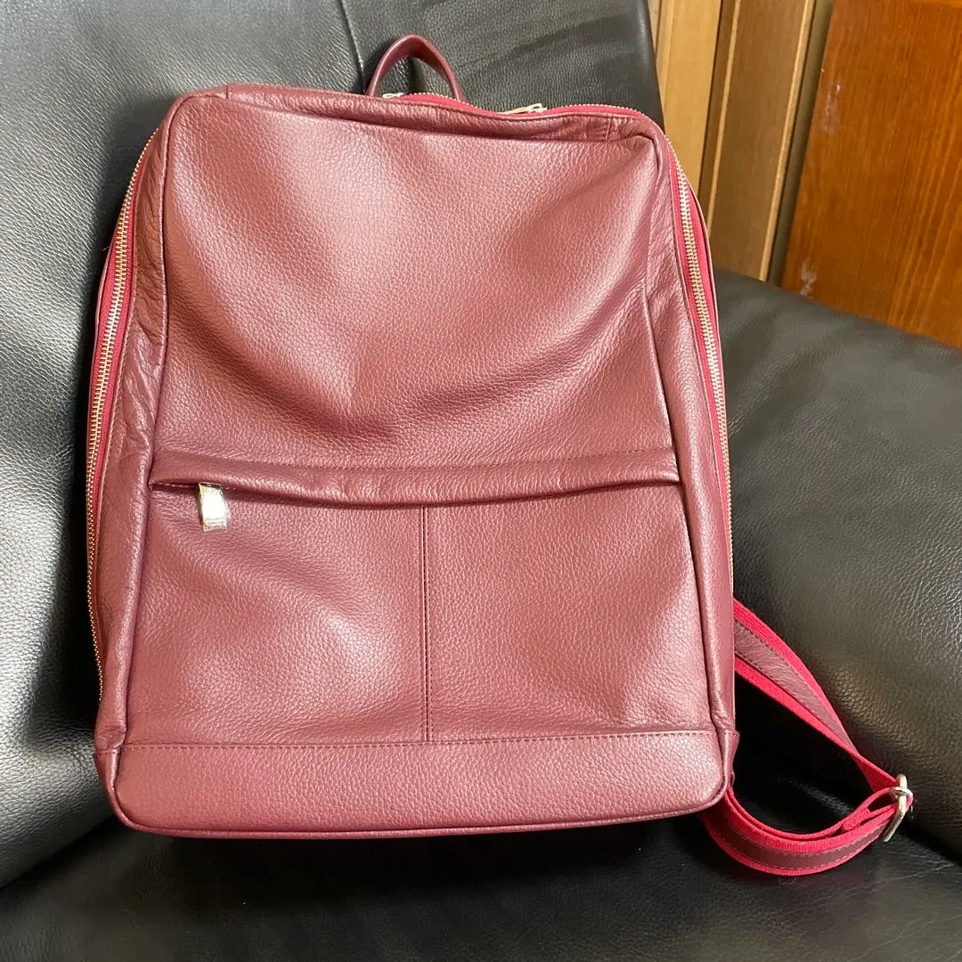 ✨未使用✨everwin エヴァーウィン  3wayダレスバッグ　レッド　レザー SALE】EVERWIN エバウィン ダレスバッグ S 24-62 | harnessel
