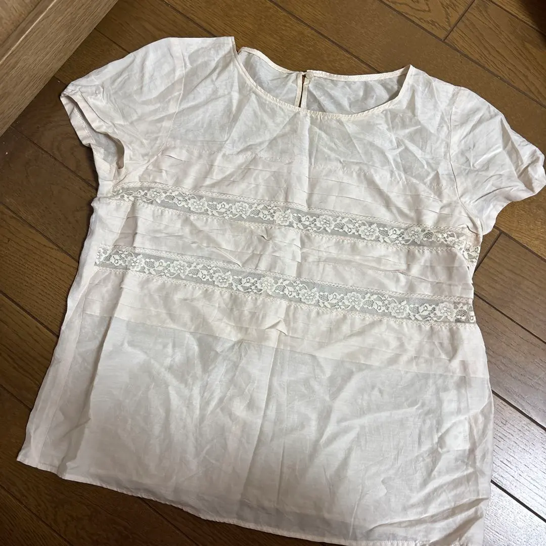 Thumbnail of JILL STUART Cream-colored Short Sleeve T-shirt S