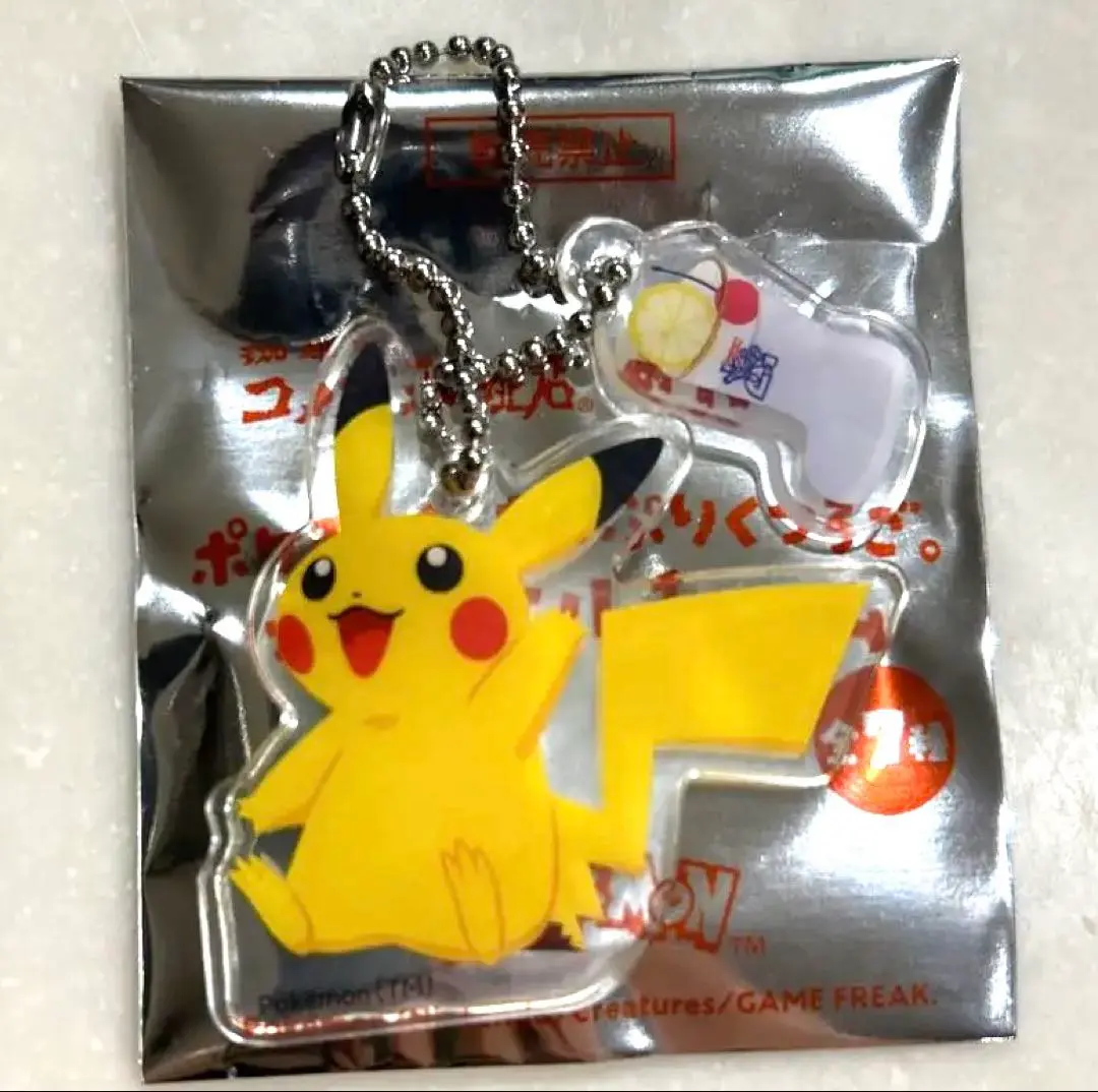 Komeda Coffee 寶可夢 合作 皮卡丘 鑰匙圈 的縮圖