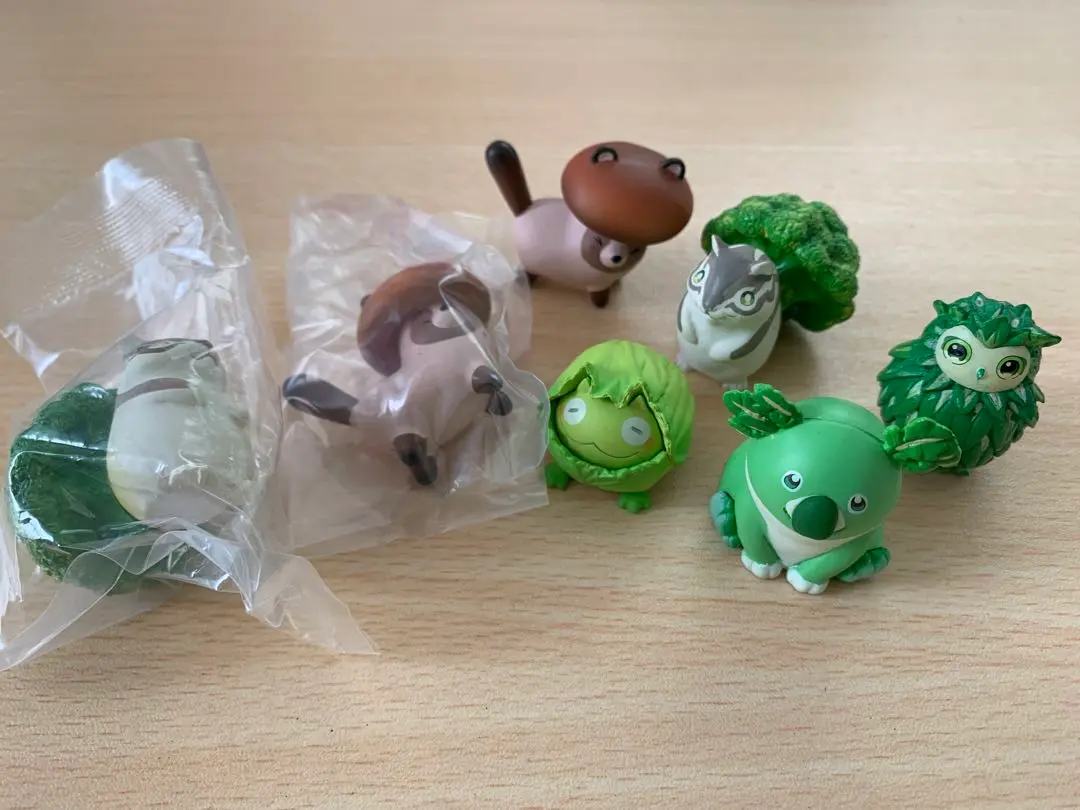 キャベツツノガエル　野菜妖精　フィギュア　動物　置物// アニマルプラネット キャベツツノガエル 野菜妖精 フィギュア 動物 置物// アニマル