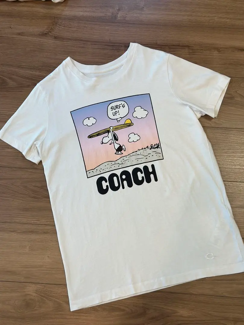 最終お値下げ◆未使用品◆COACH×PEANUTS Tシャツ　スヌーピー COACH x スヌーピー】○完売レア♪○PEANUTS Tシャツ (Coach/T