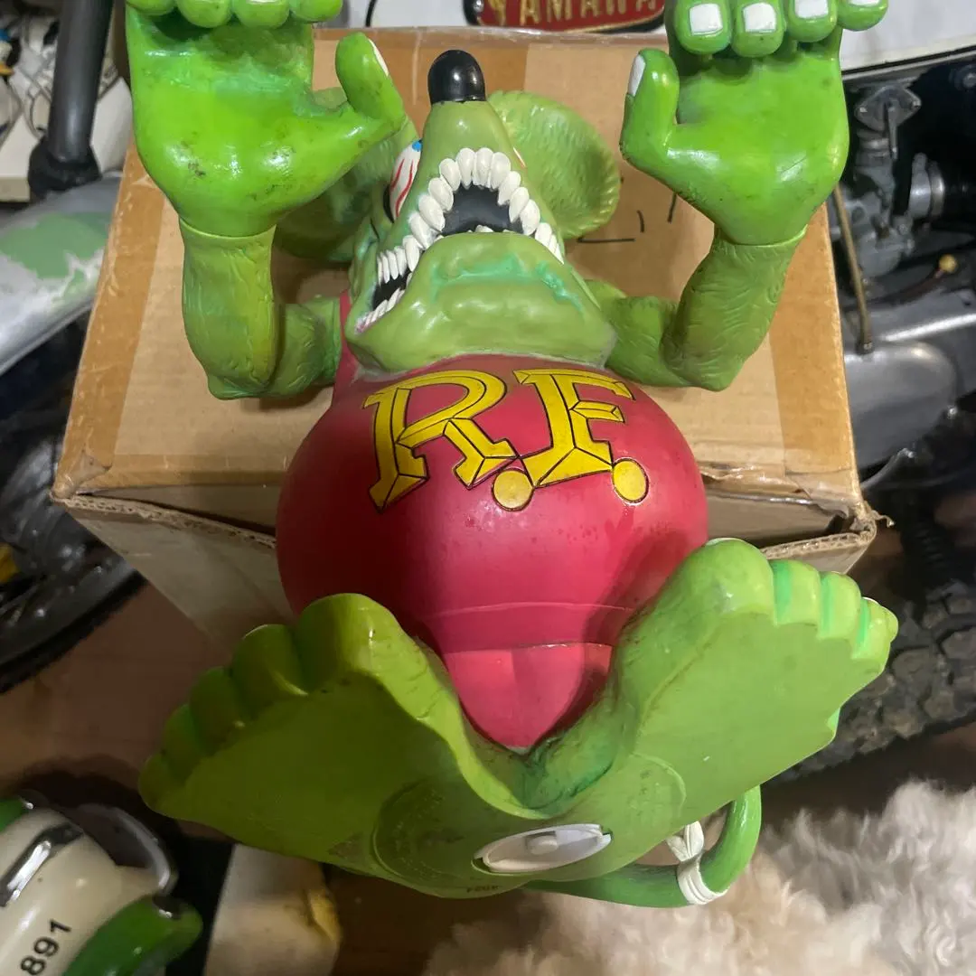 Thumbnail of Rat Fink and Fire Muscle Car