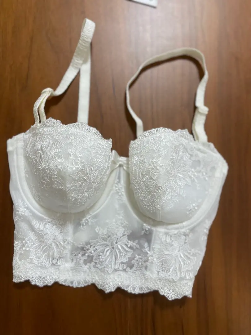 Thumbnail of Wacoal Bridal Inner White Lace Bra C65