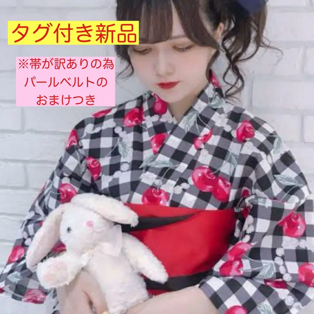 SwanKiss 浴衣　帯　セット　スワンキス　渡辺美優紀　コラボ　タグつき 2025年最新】渡辺美優紀 浴衣の人気アイテム - メルカリ